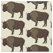 Tissu Bonne illustration de bison américain (Fermer)