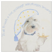 Tissu Bonne nuit Westie (Fermer)