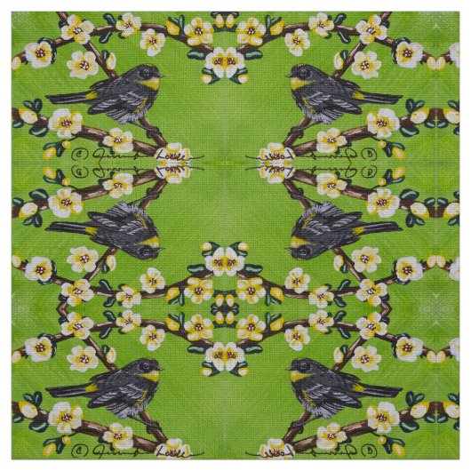 Tissu Bonne Paruline (Échantillon)