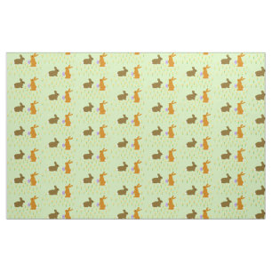 Tissu Bonnets de Pâques et jonquilles