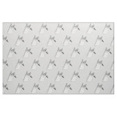 Tissu Boo fantôme blanc (Fat Quarter)