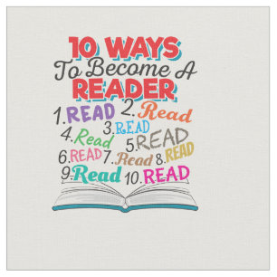 Tissu Book Lover 10 Ways to Become a Reader