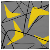 Tissu Boomerang du milieu du siècle (Échantillon)