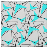 Tissu Boomerang du milieu du siècle (Échantillon)