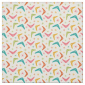 Tissu Boomerang du milieu du siècle avec des starburts r (Échantillon)