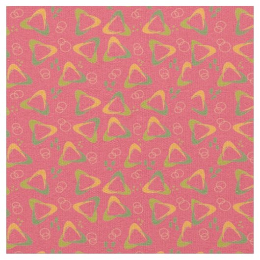 Tissu Boomerangs en triangles (Fermer)