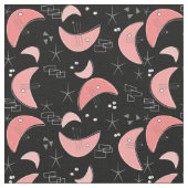Tissu Boomerangs modernes du milieu du siècle (Fermer)