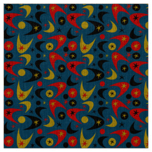Tissu Boomerangs rétro