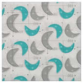 Tissu Boomerangs sur gris-clair (Échantillon)