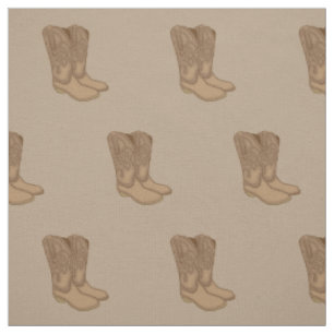 Tissu Boots de Cowboy Vintages