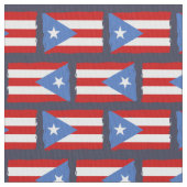 Tissu Bords déchirés : Drapeau de Porto Rico (fermé)