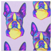 Tissu Boston Terrier aux couleurs (fermé)