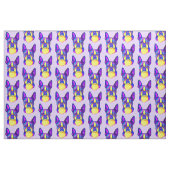 Tissu Boston Terrier aux couleurs (Fat Quarter)