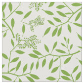 Tissu botanique végétal d'ivoire vert (Fermer)