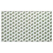 Tissu botanique vintage d'impression de feuillage (Yard)