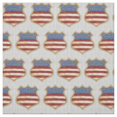Tissu Bouclier du drapeau américain (Échantillon)