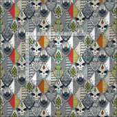 Tissu boucliers gothiques (Carreau)