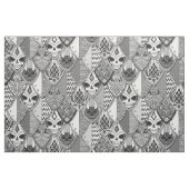 Tissu boucliers gothiques bw (Fat Quarter)