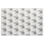 Tissu Bouddha assis sur un éléphant (Fat Quarter)