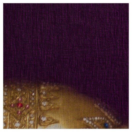 Tissu bouddha doré en violet (Échantillon)