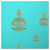 Tissu bouddha en bleu (Échantillon)