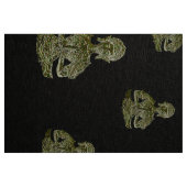 Tissu bouddha en noir (Fat Quarter)