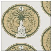 Tissu Bouddha sous l'arbre de Bodhi (Fermer)