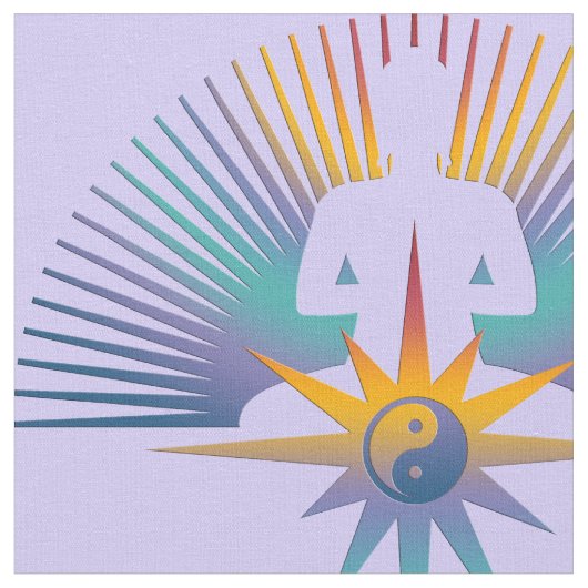 Tissu Bouddha Sun & Star + votre fond de panier & idées (Fermer)