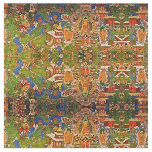 Tissu Bouddhisme bouddhiste de Bouddha bénissant le (Fermer)