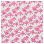 Tissu Bouganvillée rose (Échantillon)