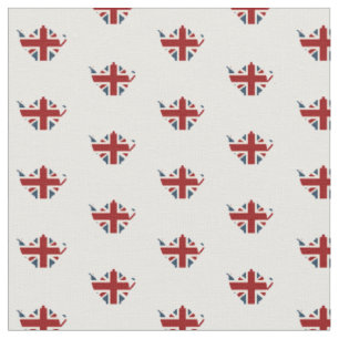 Tissu Bouilloire de thé anglaise patriotique d'Union