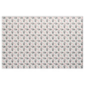 Tissu Boule de Bowling épingles rouge noir avec nom pers (Yard)