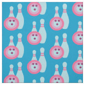 Tissu Boule de Bowling et Pins (Échantillon)