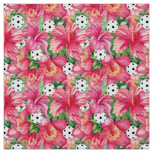 Tissu 🌺 Boule tropicale à l'hibiscus