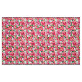 Tissu 🌺 Boule tropicale à l'hibiscus (Fat Quarter)