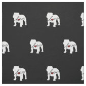 Tissu Bouledogue anglais Loveq (Échantillon)