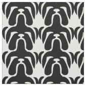 Tissu bouledogue tribal (Échantillon)