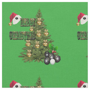 Tissu Boules de pelouse Conception des arbres de Noël,