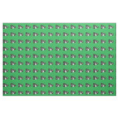 Tissu Boules De Pelouse Noire Sur Vert, (Yard)