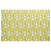 Tissu Boules dispersées du base-ball blanches (Fat Quarter)