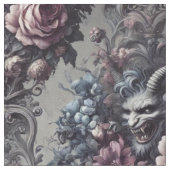 Tissu Bouquet de Baphomet - Carreaux de déclaration goth (Fermer)