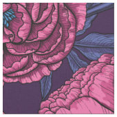 Tissu Bouquet de galets roses (Fermer)