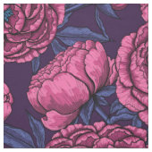 Tissu Bouquet de galets roses (Échantillon)