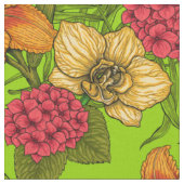 Tissu Bouquet tropical (Fermer)