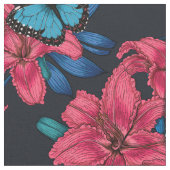 Tissu Bouquet tropical (Fermer)