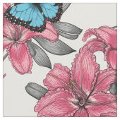Tissu Bouquet tropical (Fermer)