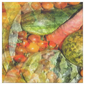 Tissu Bouquets de légumes..... (Échantillon)