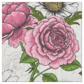 Tissu Bouquets d'été (Échantillon)
