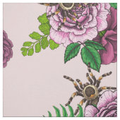 Tissu Bouquets et tarantula (Échantillon)