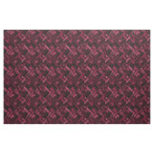 Tissu Bourgogne et noir Rectangles Abstraites (Fat Quarter)